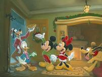 Donald Duck Art Donald Duck Art Home for the Holidays